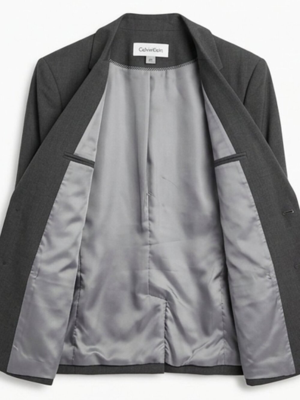 Calvin Klein Plus Two-Button Suit Jacket - Picture 3 of 5